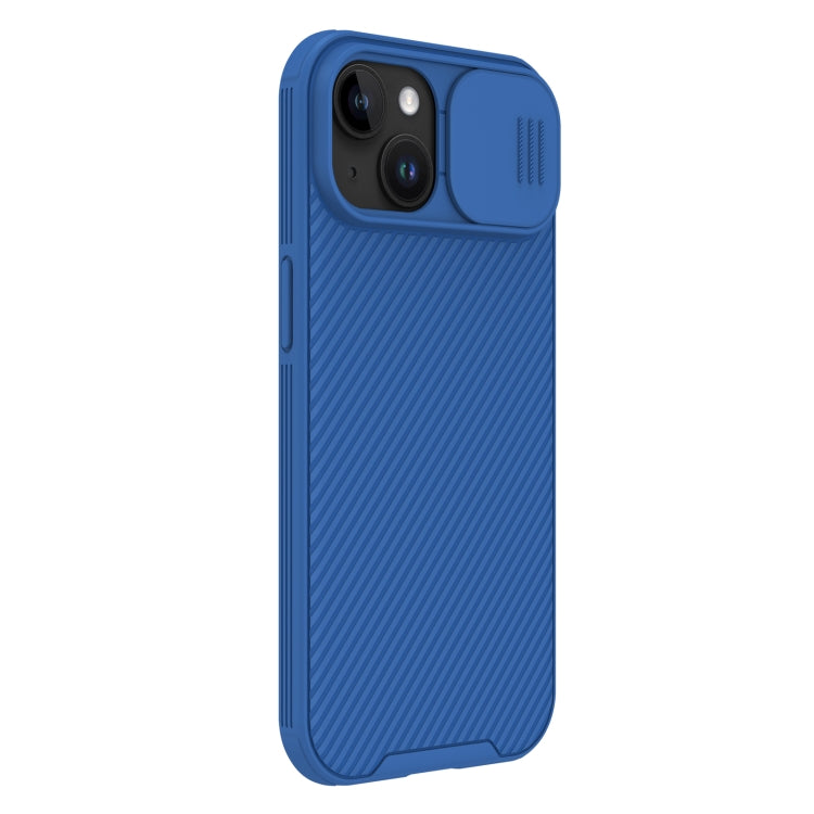 For iPhone 15 NILLKIN CamShield Pro Magnetic Magsafe Phone Case(Blue) - iPhone 15 Cases by NILLKIN | Online Shopping South Africa | PMC Jewellery