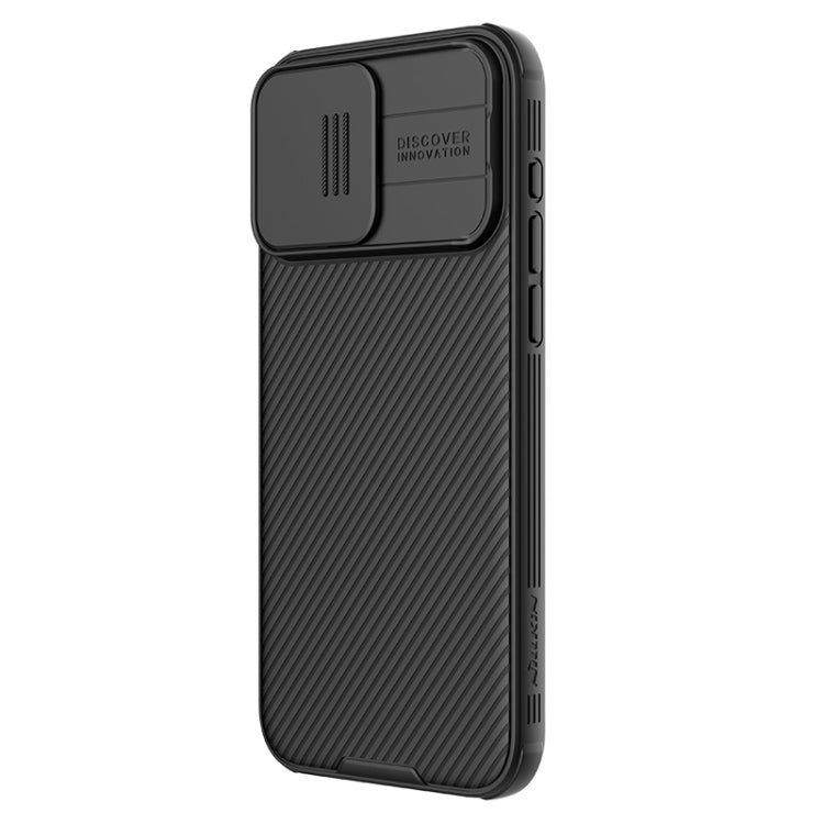 For iPhone 15 Pro NILLKIN CamShield Pro PC Phone Case(Black) - iPhone 15 Pro Cases by NILLKIN | Online Shopping South Africa | PMC Jewellery