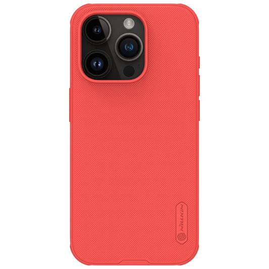 For iPhone 15 Pro NILLKIN Frosted Shield Pro PC + TPU Phone Case(Red) - iPhone 15 Pro Cases by NILLKIN | Online Shopping South Africa | PMC Jewellery