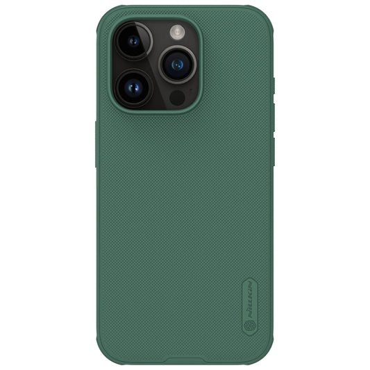 For iPhone 15 Pro NILLKIN Frosted Shield Pro PC + TPU Phone Case(Green) - iPhone 15 Pro Cases by NILLKIN | Online Shopping South Africa | PMC Jewellery