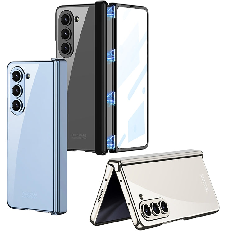 For Samsung Galaxy Z Fold5 GKK Integrated Magnetic Phantom Hinge Folding Phone Case(Blue) - Galaxy Z Fold5 Cases by GKK | Online Shopping South Africa | PMC Jewellery