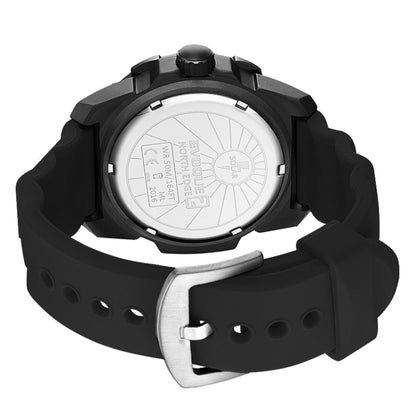 NORTH EDGE EVOQUE2 Outdoor Waterproof Solar Charging Sports Watch(Black) - Sport Watches by NORTH EDGE | Online Shopping South Africa | PMC Jewellery