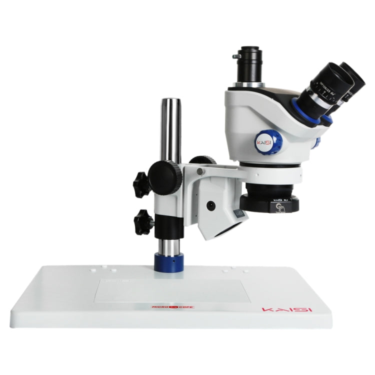 Kaisi TX-350E Ver1.2 7X-50X Microscope Zoom Stereo Microscope with Big Base - Microscope Magnifier Series by Kaisi | Online Shopping South Africa | PMC Jewellery