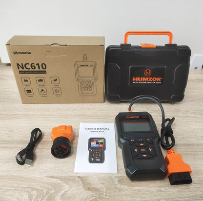 HUMZOR NexzCheck NC610 Car / Truck Code Reader OBD2 Diagnostic Scan Tool(Black) - Code Readers & Scan Tools by PMC Jewellery | Online Shopping South Africa | PMC Jewellery