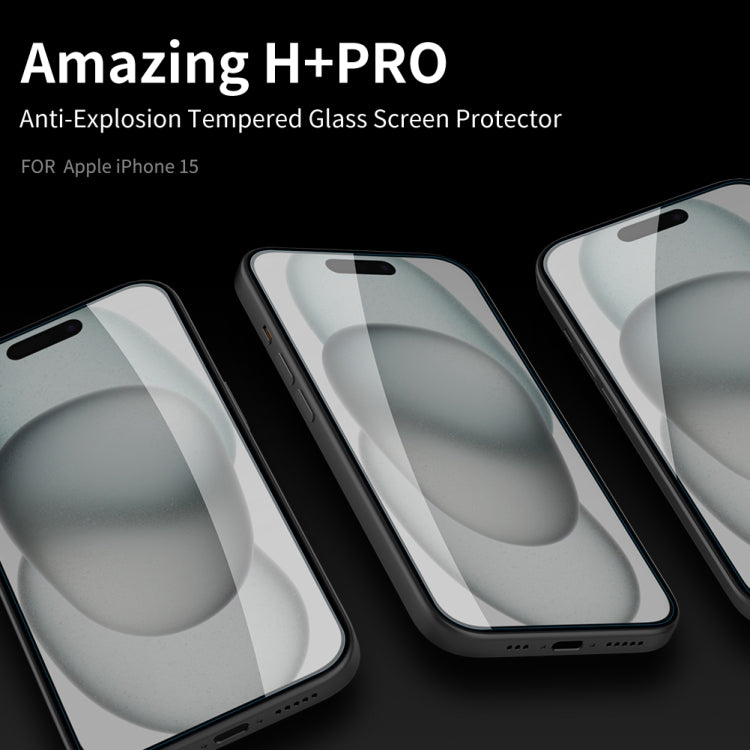 For iPhone 15 Pro Max NILLKIN H+Pro 0.2mm 9H Explosion-proof Tempered Glass Film - iPhone 15 Pro Max Tempered Glass by NILLKIN | Online Shopping South Africa | PMC Jewellery