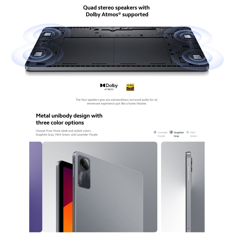 Xiaomi Redmi Pad SE 11 inch, 8GB+256GB, MIUI Pad 14 OS Qualcomm Snapdragon 680 Octa Core, Not Support Google Play(Purple) - Other by Xiaomi | Online Shopping South Africa | PMC Jewellery
