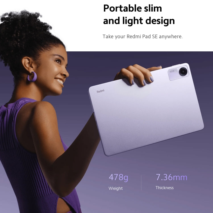 Xiaomi Redmi Pad SE 11 inch, 6GB+128GB, MIUI Pad 14 OS Qualcomm Snapdragon 680 Octa Core, Not Support Google Play(Grey) - Other by Xiaomi | Online Shopping South Africa | PMC Jewellery