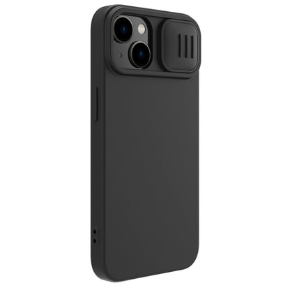 For iPhone 15 Plus NILLKIN CamShield MagSafe Liquid Silicone Phone Case(Black) - iPhone 15 Plus Cases by NILLKIN | Online Shopping South Africa | PMC Jewellery