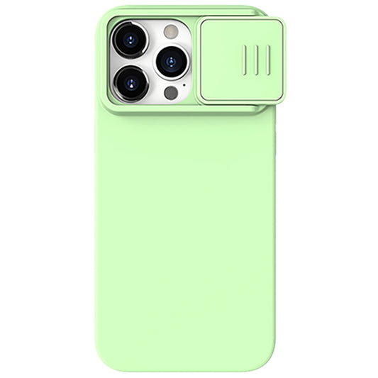 For iPhone 15 Pro Max NILLKIN CamShield MagSafe Liquid Silicone Phone Case(Green) - iPhone 15 Pro Max Cases by NILLKIN | Online Shopping South Africa | PMC Jewellery