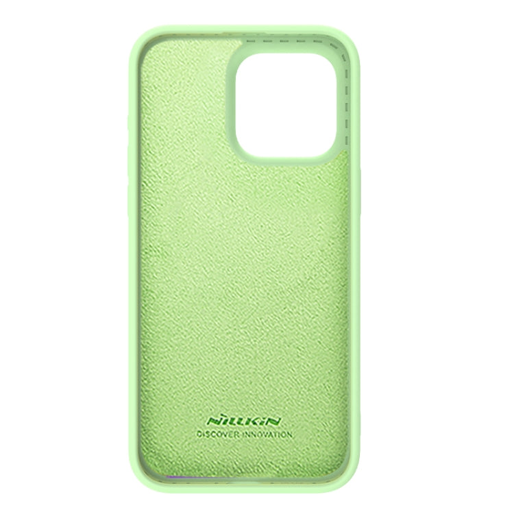 For iPhone 15 Pro Max NILLKIN CamShield MagSafe Liquid Silicone Phone Case(Green) - iPhone 15 Pro Max Cases by NILLKIN | Online Shopping South Africa | PMC Jewellery