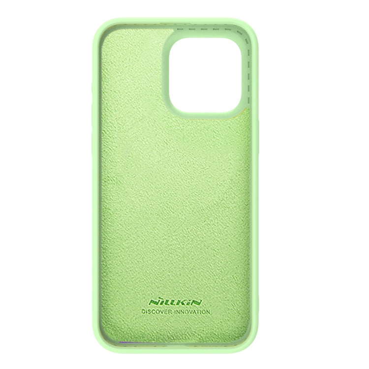 For iPhone 15 Pro Max NILLKIN CamShield Liquid Silicone Phone Case(Green) - iPhone 15 Pro Max Cases by NILLKIN | Online Shopping South Africa | PMC Jewellery