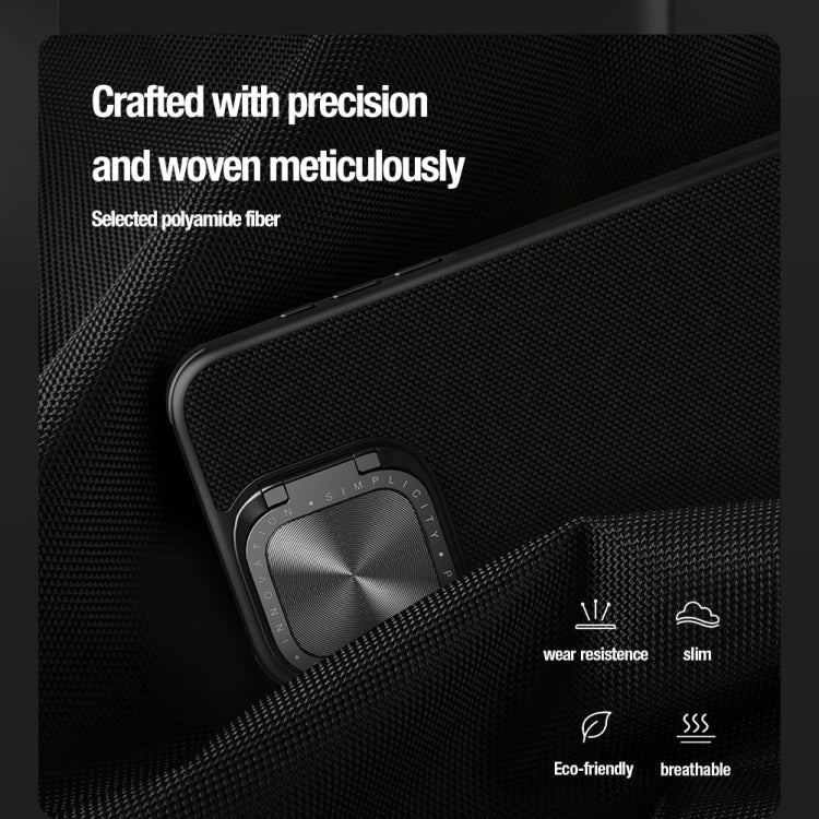 For iPhone 15 Pro Max NILLKIN Prop Goggle Holder Nylon Phone Case(Black) - iPhone 15 Pro Max Cases by NILLKIN | Online Shopping South Africa | PMC Jewellery