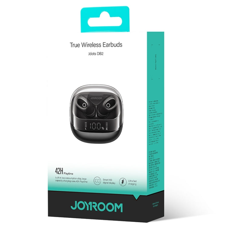 JOYROOM JR-DB2 Jdots Series True Wireless Bluetooth Earphones(Black) - TWS Earphone by JOYROOM | Online Shopping South Africa | PMC Jewellery