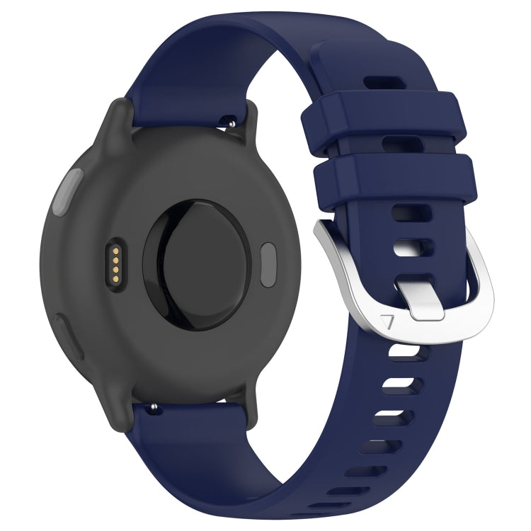 For Garmin vivoactive 5 / Active 5 20mm Silicone Watch Band(Dark Blue) - Watch Bands by PMC Jewellery | Online Shopping South Africa | PMC Jewellery