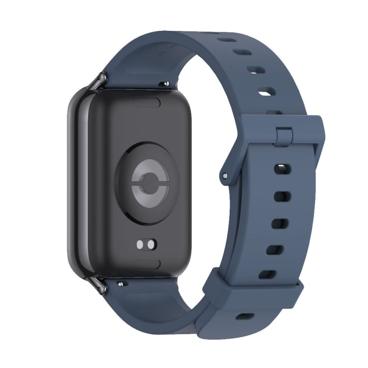 For Xiaomi Mi Band 8 Pro Mijobs Silicone Breathable Watch Band(Midnight Blue+Black) - Watch Bands by MIJOBS | Online Shopping South Africa | PMC Jewellery