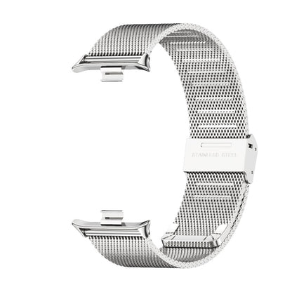 For Xiaomi Mi Band 8 Pro Mijobs Milan Buckle Stainless Steel Watch Band(Silver) - Watch Bands by MIJOBS | Online Shopping South Africa | PMC Jewellery