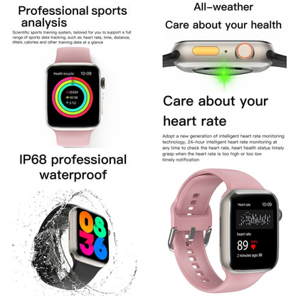 Q9 Smart Bracelet, 2.01 inch Waterproof Smart Watch, BT Call / Heart Rate / Blood Pressure / Blood Oxygen(Pink Gold) - Smart Watches by PMC Jewellery | Online Shopping South Africa | PMC Jewellery