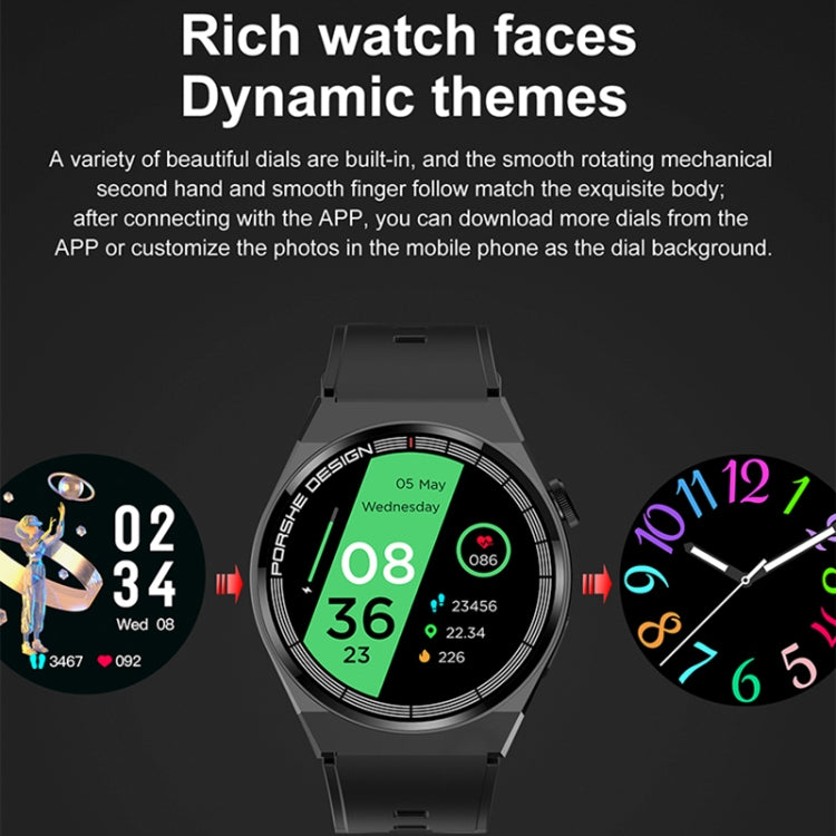 TM06 Smart Bracelet, 1.28 inch IP67 Waterproof Smart Watch, Bluetooth Call / Heart Rate / Blood Pressure / Blood Oxygen(Black) - Smart Watches by PMC Jewellery | Online Shopping South Africa | PMC Jewellery