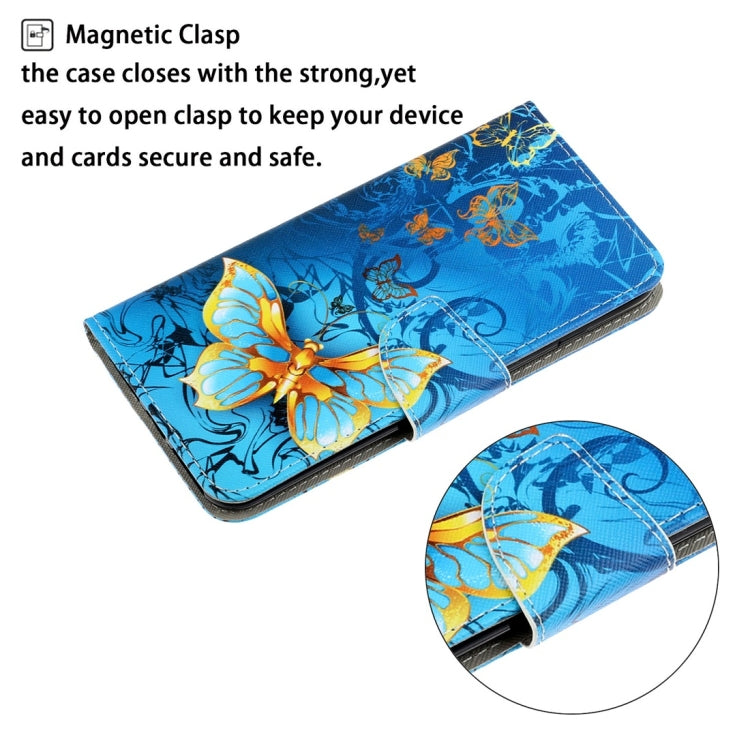 For Xiaomi Redmi 9A 3D Colored Drawing Horizontal Flip PU Leather Case with Holder & Card Slots & Wallet(Jade Butterfly) - Xiaomi Cases by PMC Jewellery | Online Shopping South Africa | PMC Jewellery