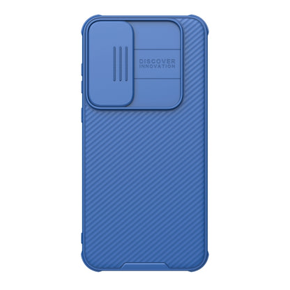 For Samsung Galaxy A55 NILLKIN Black Mirror Pro Series Camshield PC Phone Case(Blue) - Galaxy Phone Cases by NILLKIN | Online Shopping South Africa | PMC Jewellery