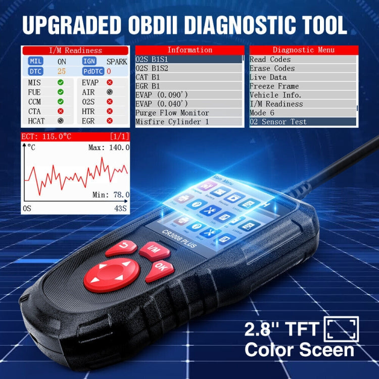 LAUNCH CR3008Plus Car Engine Fault Diagnosis Tool - Code Readers & Scan Tools by PMC Jewellery | Online Shopping South Africa | PMC Jewellery