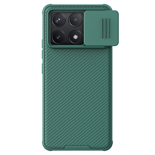 For Xiaomi Redmi K70 / K70 Pro NILLKIN CamShield Pro Magnetic PC Phone Case(Green) - K70 Cases by NILLKIN | Online Shopping South Africa | PMC Jewellery