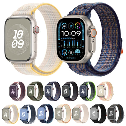 For Apple Watch Series 6 44mm Loop Nylon Watch Band(Colorful Starlight) - Watch Bands by PMC Jewellery | Online Shopping South Africa | PMC Jewellery