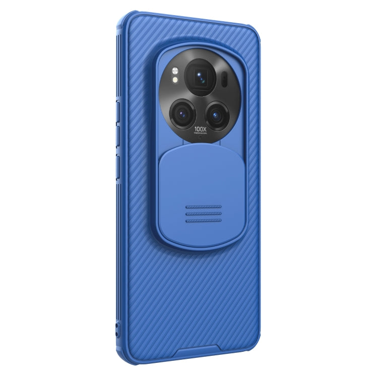 For Honor Magic6 Pro NILLKIN Black Mirror Pro Series Camshield PC Phone Case(Blue) - Honor Cases by NILLKIN | Online Shopping South Africa | PMC Jewellery