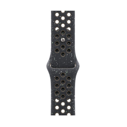 For Apple Watch Series 9 45mm Coloful Silicone Watch Band(Midnight Black Brown) - Watch Bands by PMC Jewellery | Online Shopping South Africa | PMC Jewellery