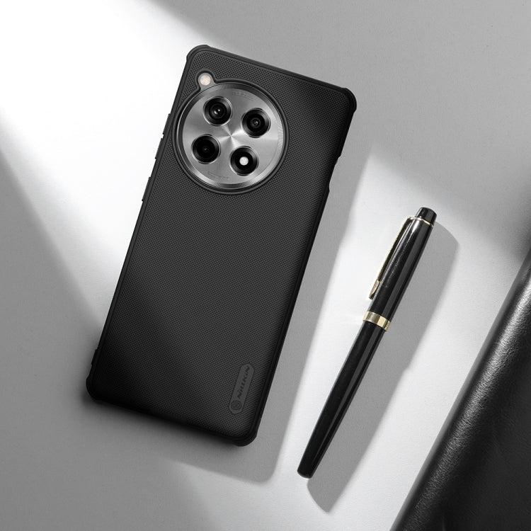 For OnePlus Ace 3 / 12R NILLKIN Frosted Shield Pro Magnetic Phone Case(Black) - OnePlus Cases by NILLKIN | Online Shopping South Africa | PMC Jewellery