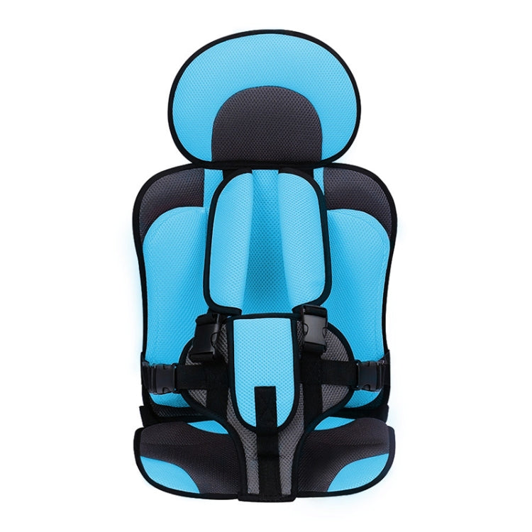 Car Portable Children Safety Seat, Size:50 x 33 x 21cm (For 0-5 Years Old)(Light Blue + Grey) - Seat Accessories by PMC Jewellery | Online Shopping South Africa | PMC Jewellery