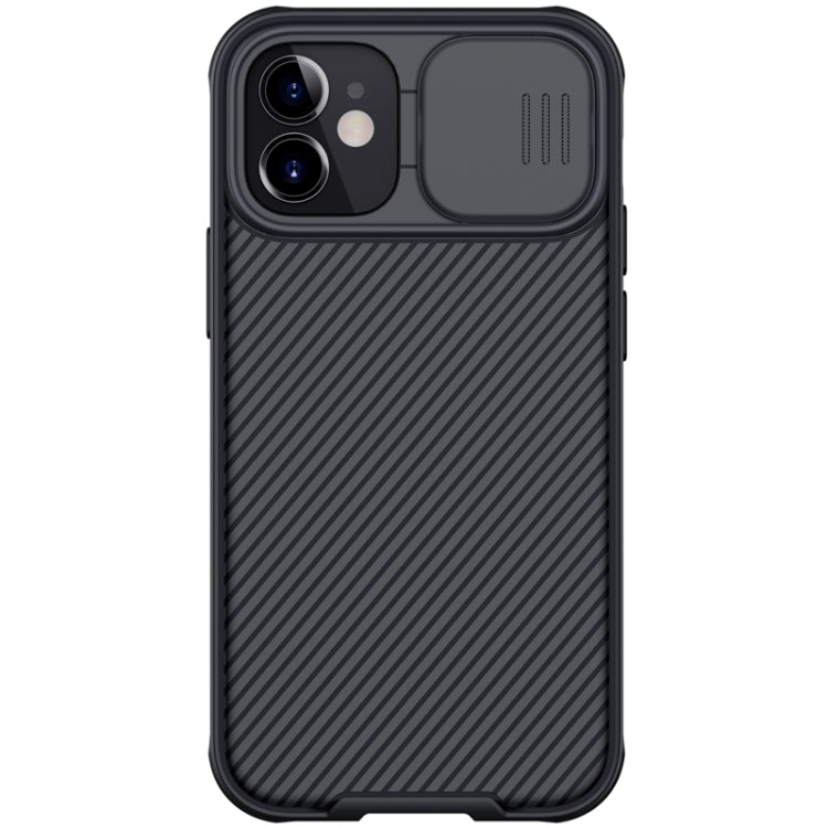 For iPhone 12 mini NILLKIN Black Mirror Pro Series Camshield Full Coverage Dust-proof Scratch Resistant Phone Case(Black) - iPhone 12 mini Cases by NILLKIN | Online Shopping South Africa | PMC Jewellery