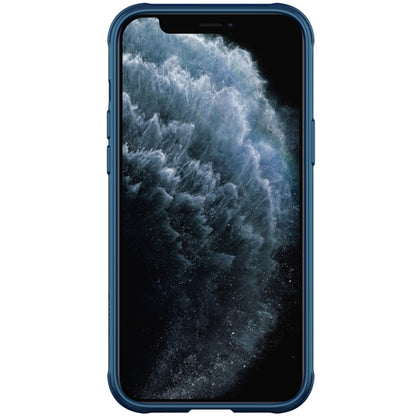 For iPhone 12 Pro Max NILLKIN Black Mirror Pro Series Camshield Full Coverage Dust-proof Scratch Resistant Phone Case(Blue) - iPhone 12 Pro Max Cases by NILLKIN | Online Shopping South Africa | PMC Jewellery