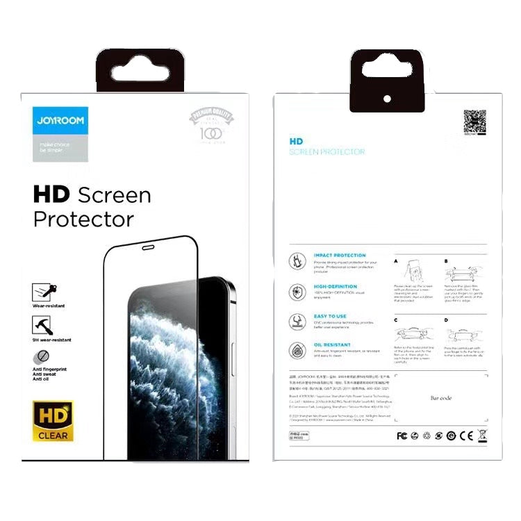 For iPhone 12 / 12 Pro JOYROOM Knight Series 2.5D Big Screen HD Tempered Glass Film - iPhone 12 / 12 Pro Tempered Glass by JOYROOM | Online Shopping South Africa | PMC Jewellery