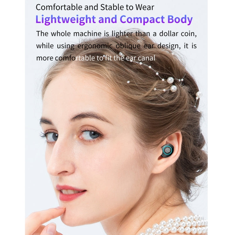 M17 Bluetooth 5.1 LED Display Screen Touch Waterproof Wireless Bluetooth Earphone with Charging Box - Bluetooth Earphone by PMC Jewellery | Online Shopping South Africa | PMC Jewellery