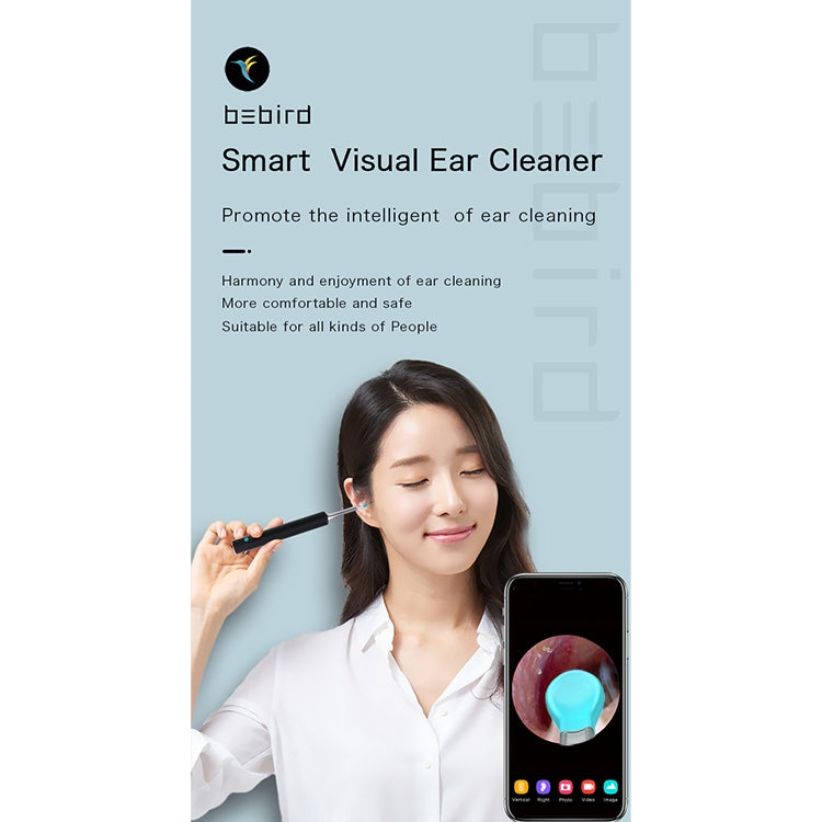 Bebird C3 4.5mm Wireless Wifi High-definition Visual Ear Spoon 3 Million Pixels Out Ear Visual Ear Spoon with IP67 Waterproof(Black) - Ear Care Tools by Bebird | Online Shopping South Africa | PMC Jewellery