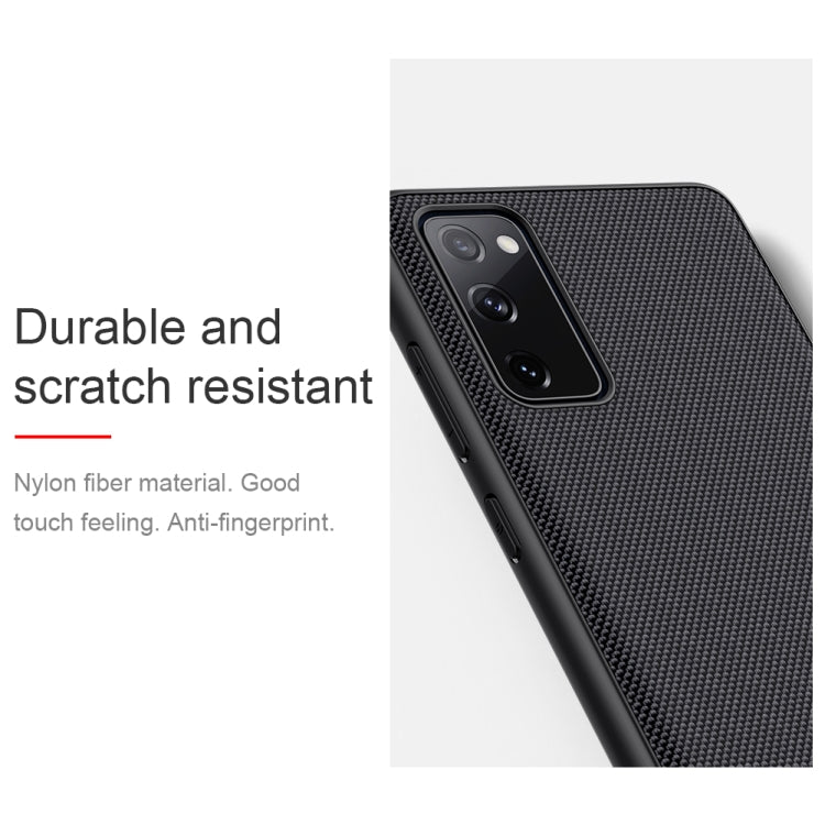 For Samsung Galaxy S20 FE NILLKIN Shockproof TPU + PC Textured Protective Case(Black) - Galaxy S20 FE Cases by NILLKIN | Online Shopping South Africa | PMC Jewellery