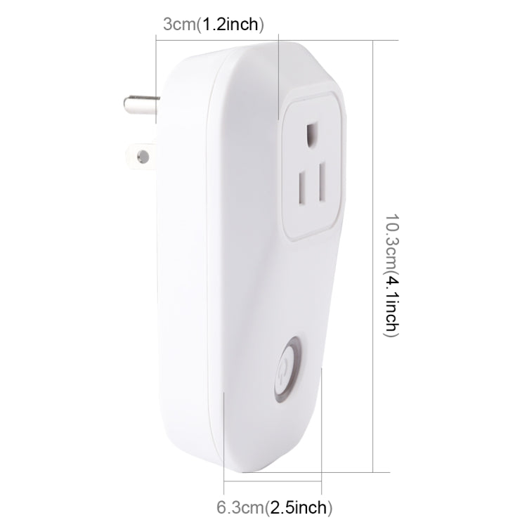 Sonoff S20 WiFi Smart Power Plug Socket Wireless Remote Control Timer Power Switch, Compatible with Alexa and Google Home, Support iOS and Android, US Plug - Smart Socket by Sonoff | Online Shopping South Africa | PMC Jewellery