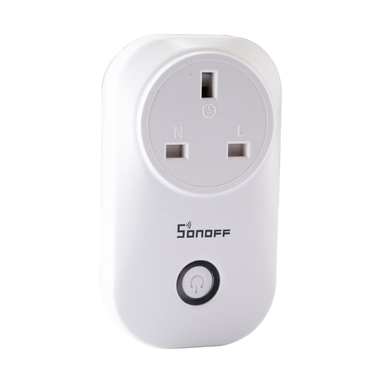 Sonoff S20-UK WiFi Smart Power Plug Socket Wireless Remote Control Timer Power Switch,  Compatible with Alexa and Google Home, Support iOS and Android,  UK Plug - Smart Socket by Sonoff | Online Shopping South Africa | PMC Jewellery