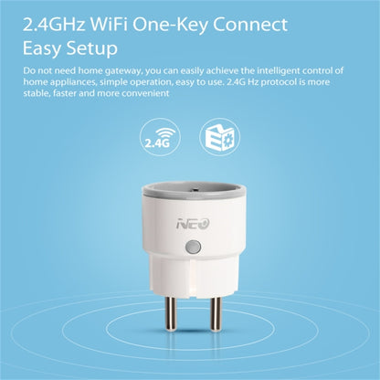 NEO NAS-WR01W WiFi EU Smart Power Plug,with Remote Control Appliance Power ON/OFF via App & Timing function - International Plug Adaptor by NEO | Online Shopping South Africa | PMC Jewellery