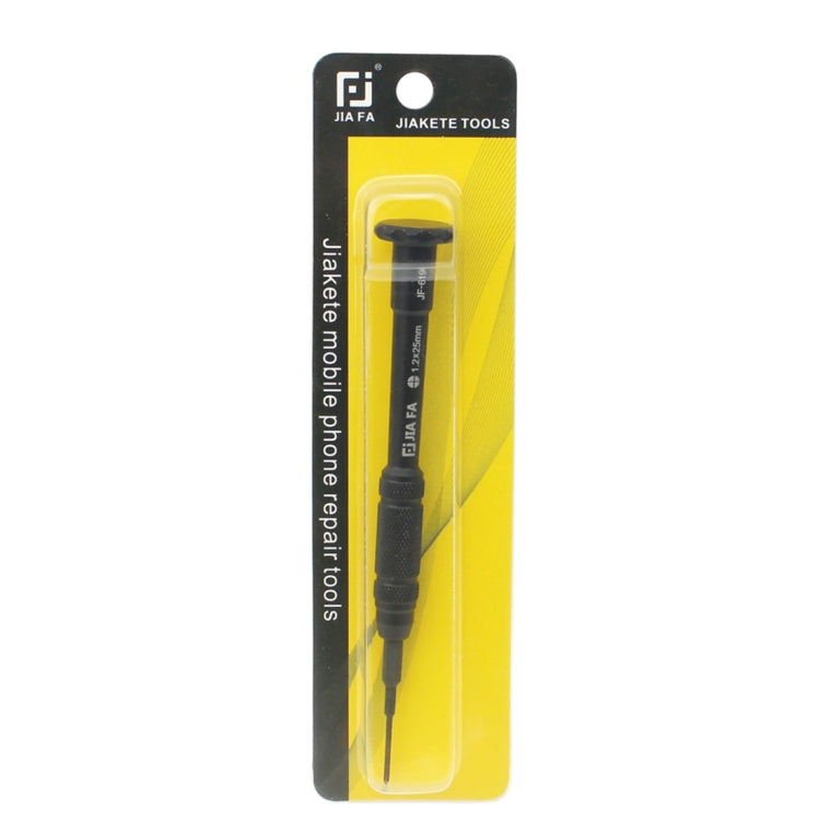 JIAFA JF-619-2.5 Hollow Cross Tip 2.5 x 30mm Repair Middle Bezel Screwdriver for iPhone(Black) - Screwdriver by PMC Jewellery | Online Shopping South Africa | PMC Jewellery