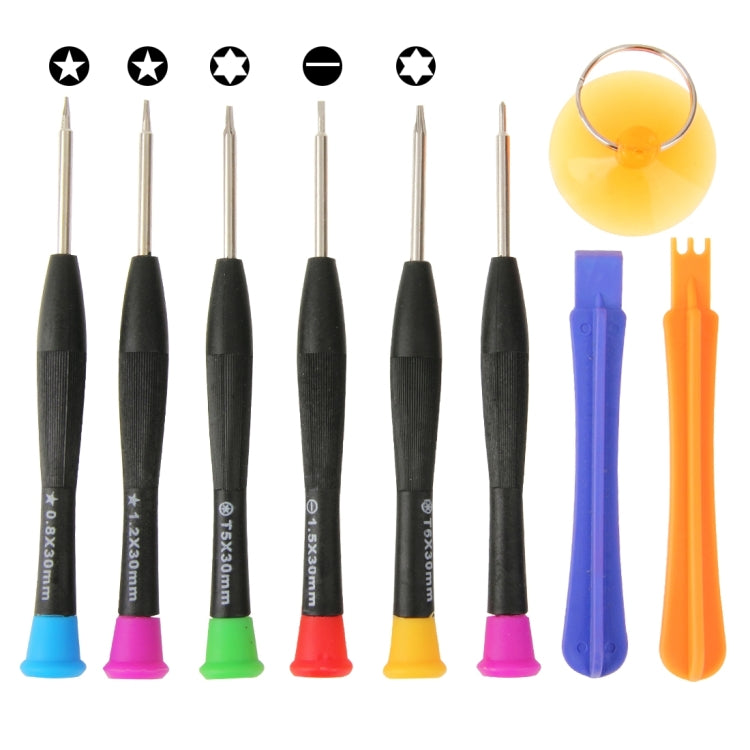 9 in 1 Professional Screwdriver Repair Open Tool Kit for iPhone 6 & 6s / iPhone 5 & 5S - Tool Kits by PMC Jewellery | Online Shopping South Africa | PMC Jewellery