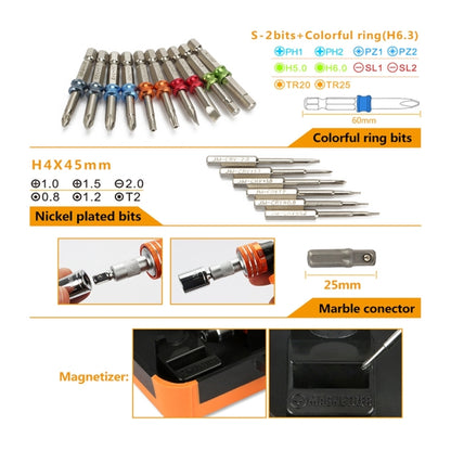 JAKEMY JM-6123 31 in 1 Color Ring Professional Screwdriver Repair Tool Set - Screwdriver by JAKEMY | Online Shopping South Africa | PMC Jewellery