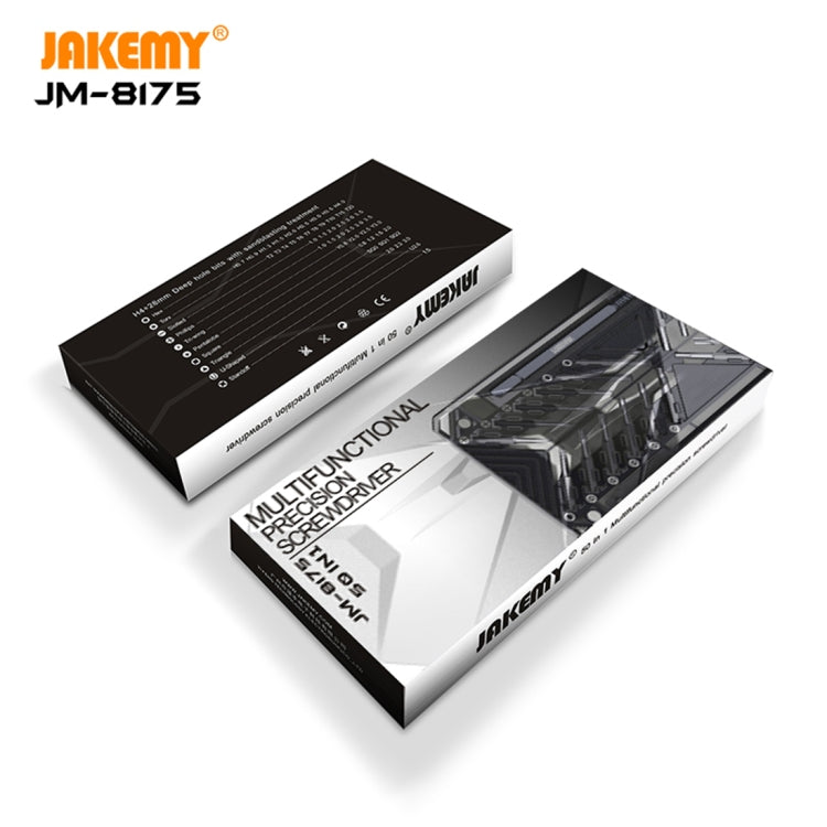 JAKEMY JM-8175 50 in 1 Double-sided Outer Box Multifunctional and Precision Screwdriver Tool Set - Screwdriver Set by JAKEMY | Online Shopping South Africa | PMC Jewellery