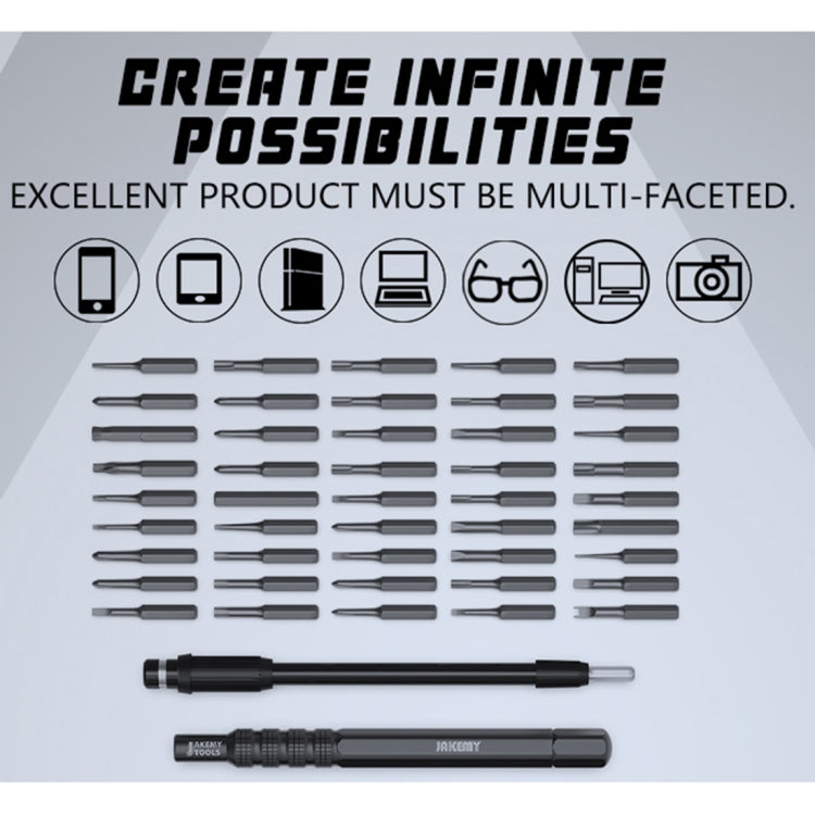 JAKEMY JM-8175 50 in 1 Double-sided Outer Box Multifunctional and Precision Screwdriver Tool Set - Screwdriver Set by JAKEMY | Online Shopping South Africa | PMC Jewellery