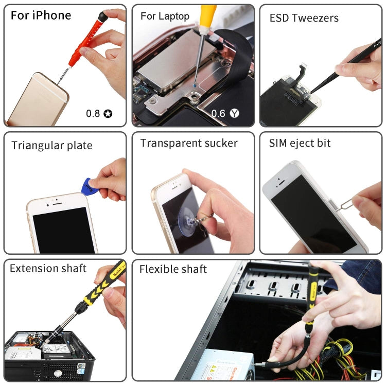 Kaisi 3801 38 in 1 Multifunctional Computer Phone Repair Tool Set - Tool Kits by Kaisi | Online Shopping South Africa | PMC Jewellery