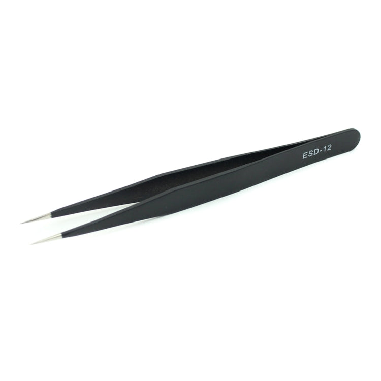 JIAFA JF-8118 9 in 1 Anti-static Precision Tweezers Set with Bag(Black) - Tweezers by JIAFA | Online Shopping South Africa | PMC Jewellery