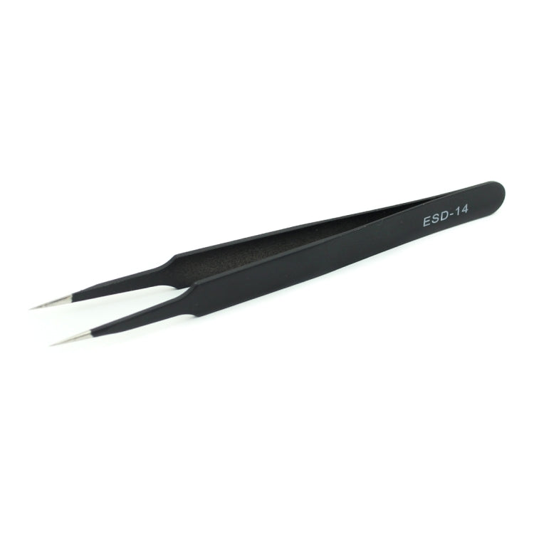 JIAFA JF-8118 9 in 1 Anti-static Precision Tweezers Set with Bag(Black) - Tweezers by JIAFA | Online Shopping South Africa | PMC Jewellery