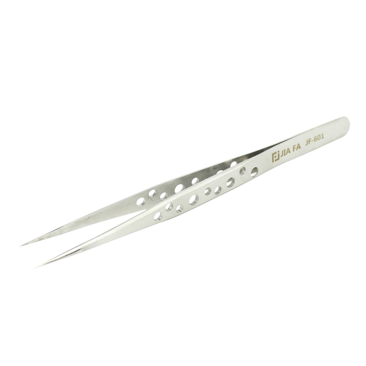 JIAFA JF-601 High-strength Straight Tip Tweezers(Silver) - Tweezers by JIAFA | Online Shopping South Africa | PMC Jewellery