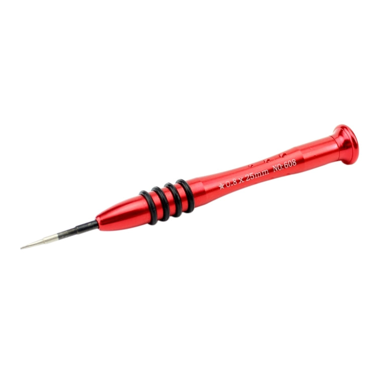 JIAFA JF-668 0.8 Pentalobe 0.8 Screwdriver for iPhone Charging Port Screws(Red) - Screwdriver by JIAFA | Online Shopping South Africa | PMC Jewellery